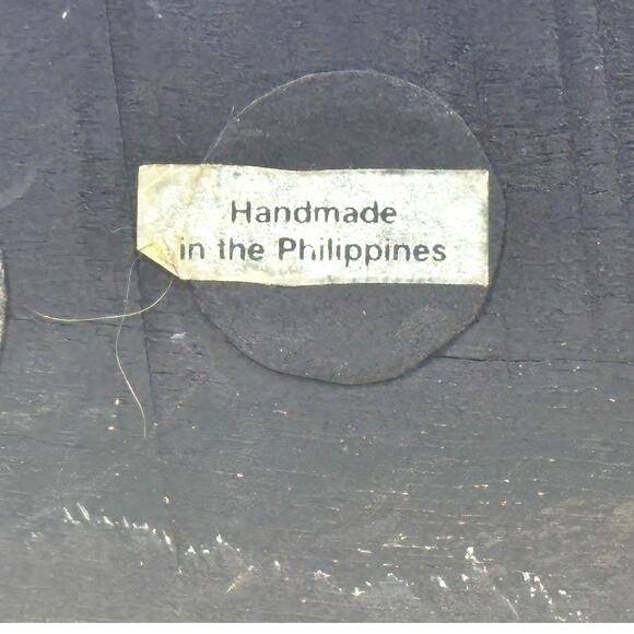 Hand Carved Painted Vintage Wooden Duck Decoy Philippines Exceptional Details - Picture 9 of 9